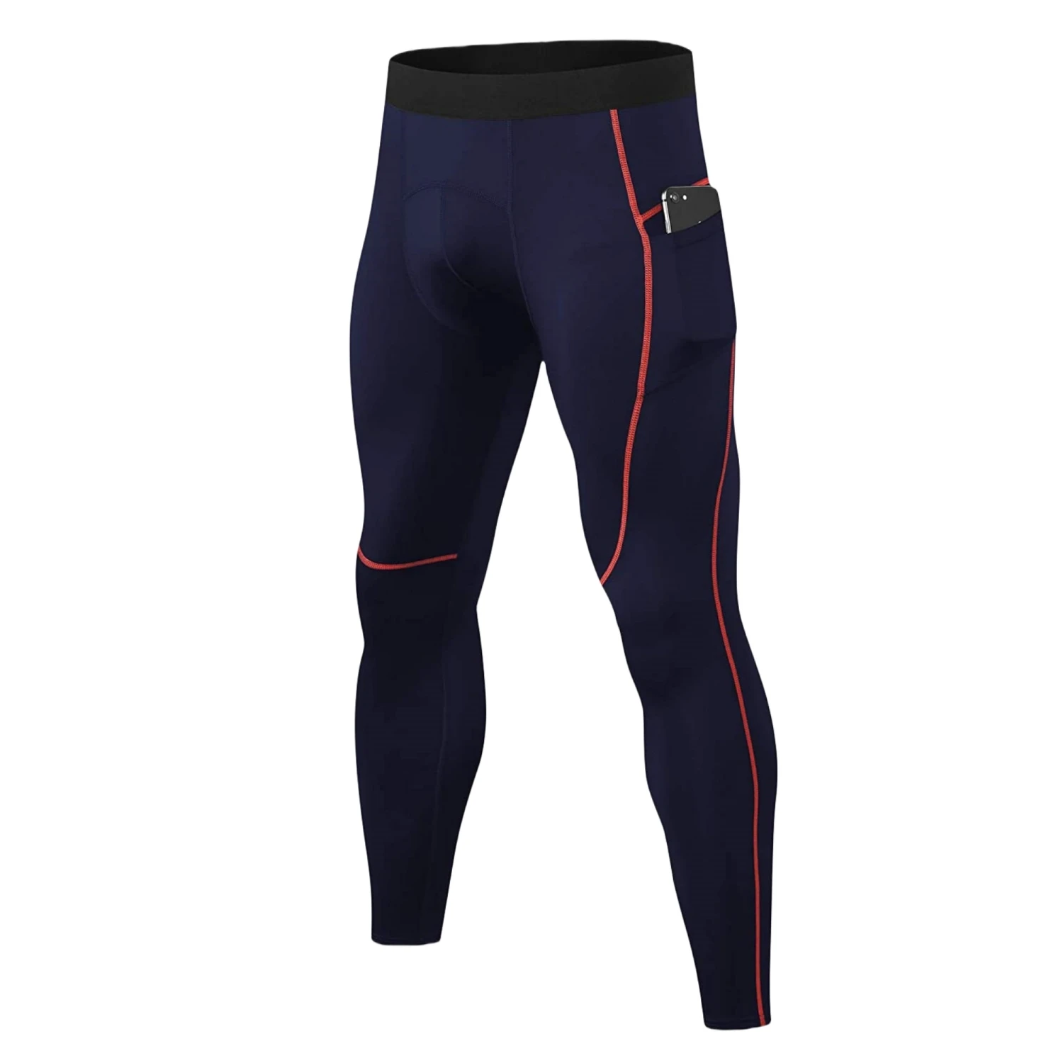 Mens Sports Pants Fitness Tights Quick Dry Breathable Gym Leggings for Men Workout Running Basketball Compression Trousers