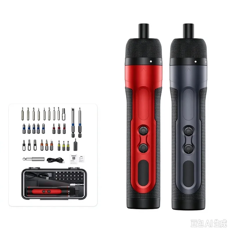 Mini Electrical Screwdriver Set Smart Cordless Electric Screw Driver USB Rechargeable 30 Bit Set Electrical Drill Tool Handle