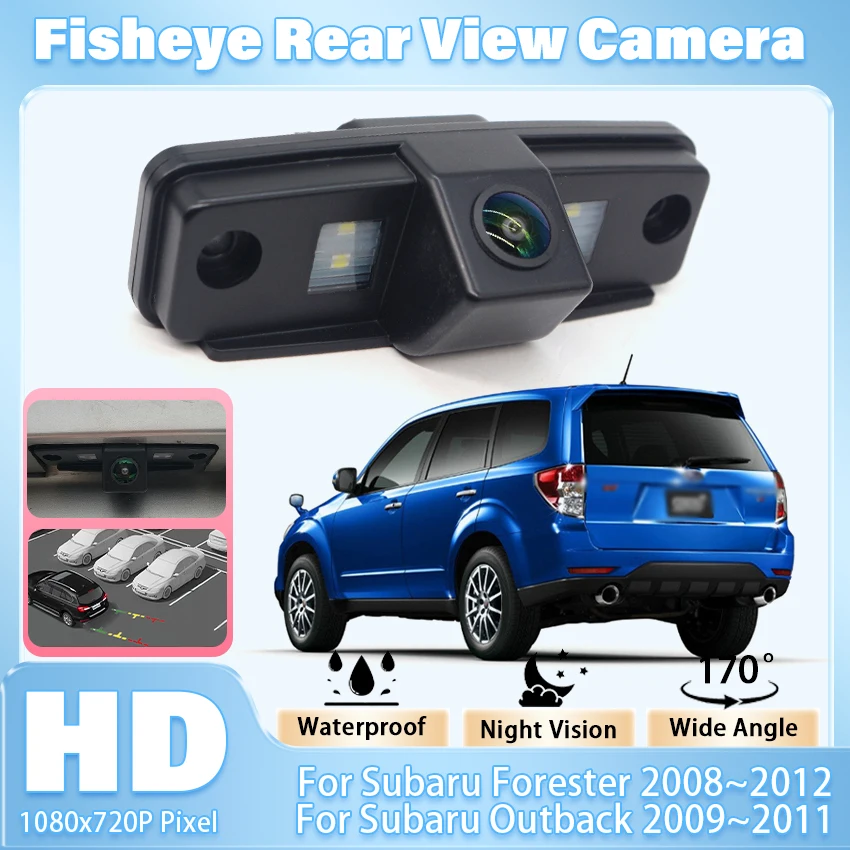 170° Car Rear View Reverse Backup Camera Parking Assist For Subaru Forester 2008~2012 Outback 2009~2011 Impreza(Sedan)2009~2011