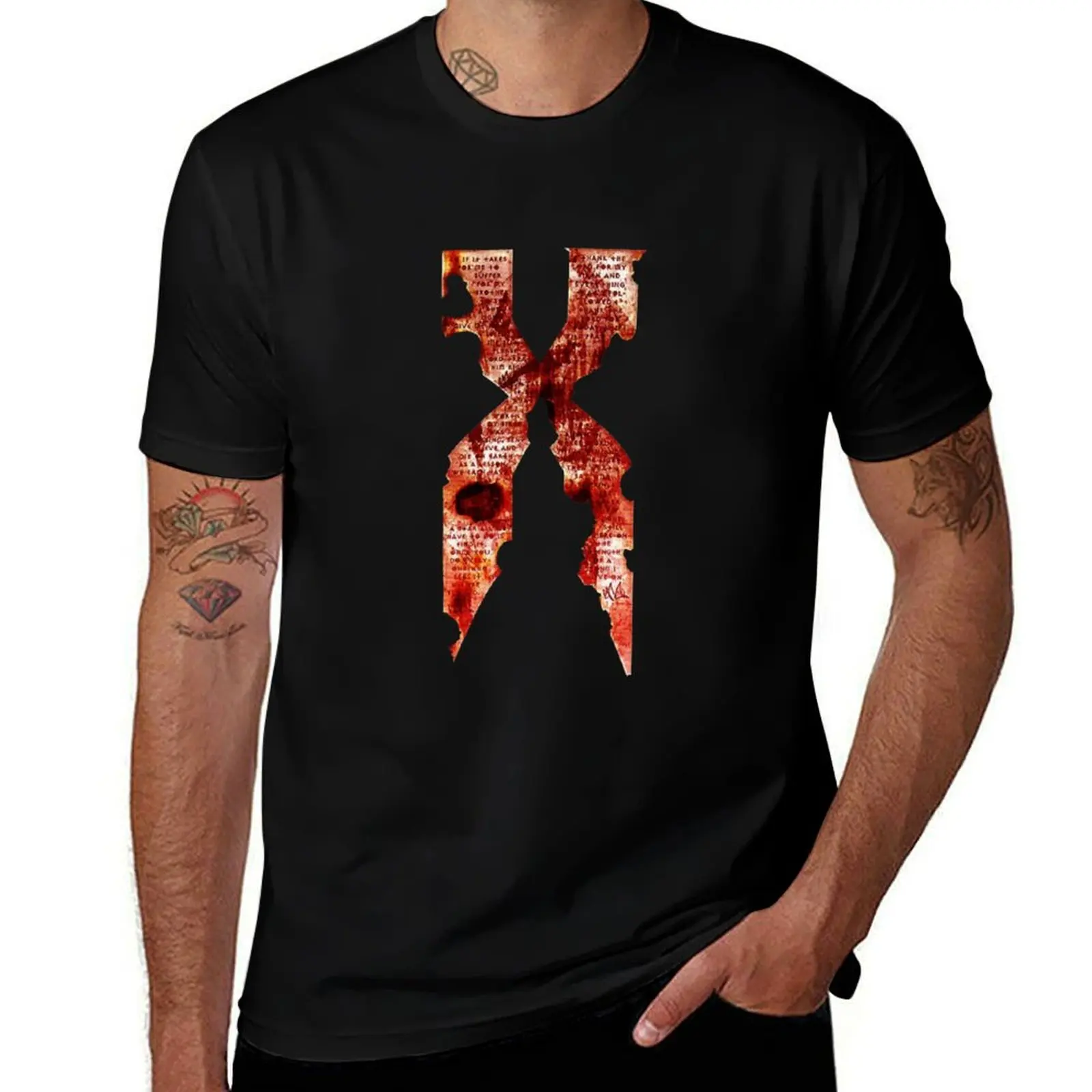 DMX X rouge T-Shirt t shirt man luxury T-Shirt