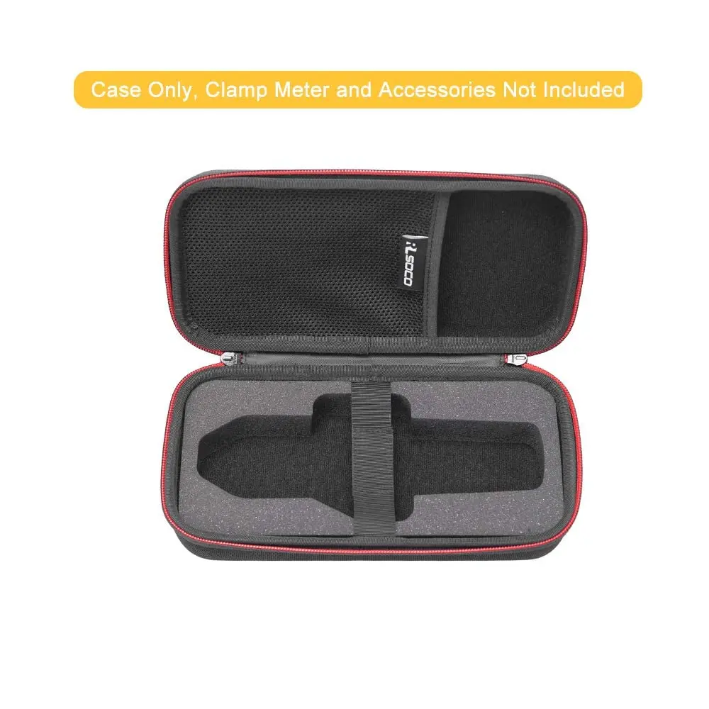 Hard Case for Fluke 302+/323/301D/325/324 Clamp Meter with YKK Zipper & Scratch Protection (Case Only)