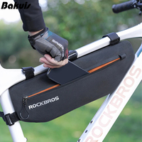 Waterproof Bike Bag Front Tube Triangle Bag Bike Frame Front Tube Bag Bicycle Bag Bike Accessories