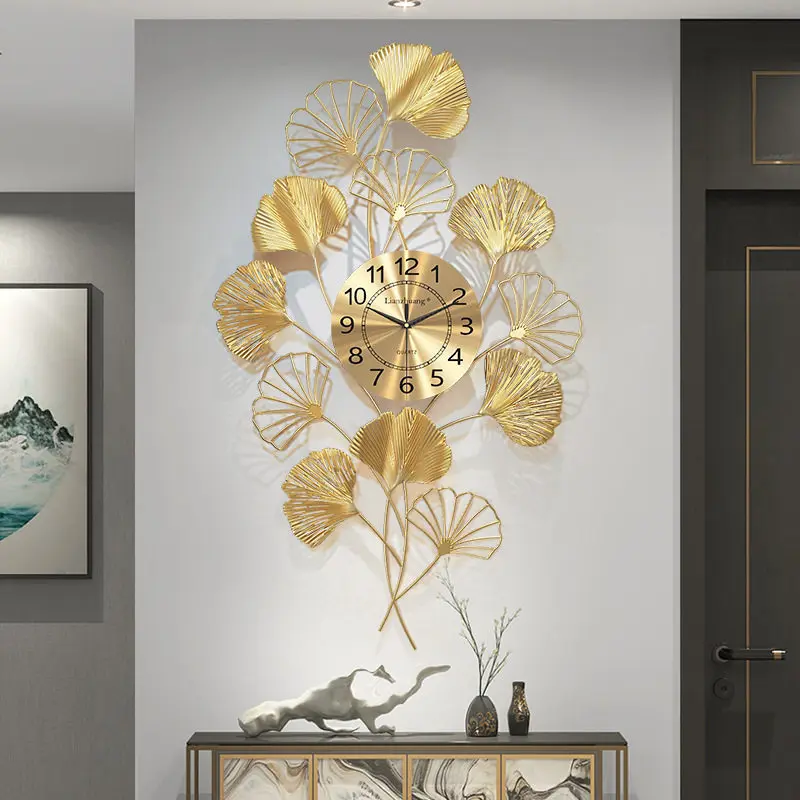 Decoration Wall Clock Home Digital Interior Accessories Mechanic Wall Clock Luxury Table Flip Reloj Cocina Pared Room Decoration