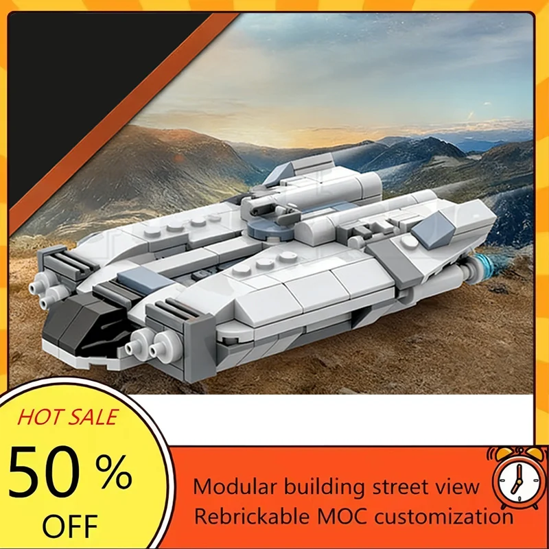 

Набор из 224 деталей: Популярная модель истребителя из фильма «Звездные войны», конструктор MOC, модульные технологичные блоки, подарок на праздник, игрушка для сборки, детский набор