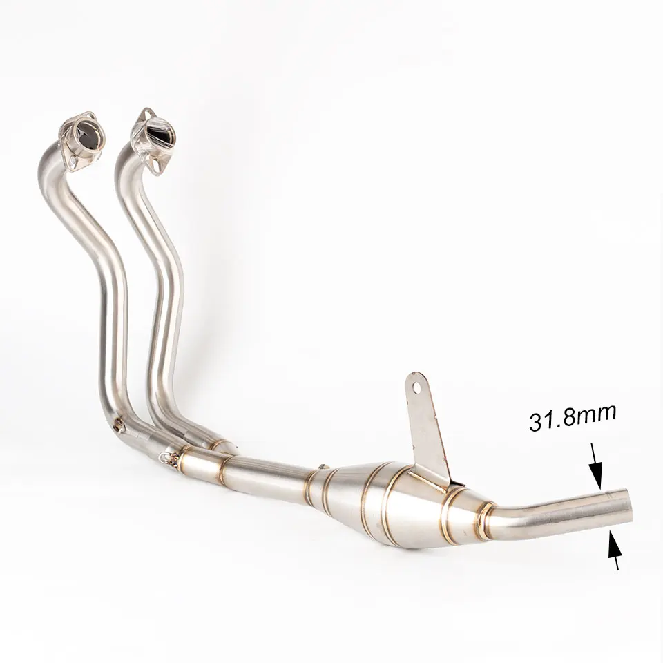 Motorcycle exhaust system for YAMAHA YZF-R25 YZF-R3 2014-2023 MT-25 MT-03 2016-2023 R25 exhaust front pipe R3 muffler mt03 r25