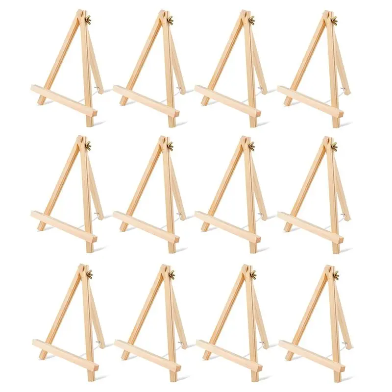 A97I-12Piece Tabletop Easels Art Craft Painting Easel Stand For Artist Adults Students
