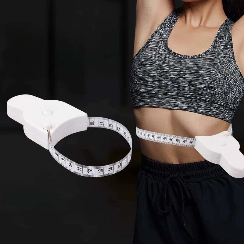 Automatic Telescopic Tape Measure Body Measuring Tape Sewing Ruler Tools Centimeter Tapes for Body Meter Measure White Tools
