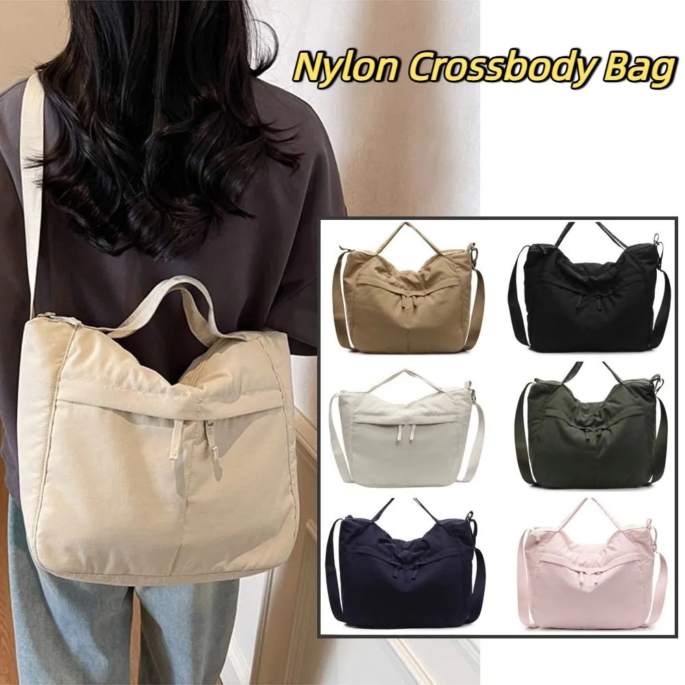 

Canvas Vintage Shoulder Bags Large Capacity Tote Bags Teenager Messenger Bag Harajuku Handbag Nylon Crossbody Bag Students