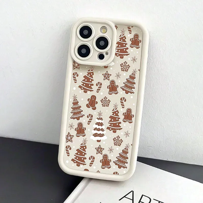 Christmas Tree Pattern  Phone Case For Oppo Reno12 Reno11 Reno10 Reno8 Reno7 Reno6 Z T F Pro Plus 4G 5G Soft TPU Back Cover