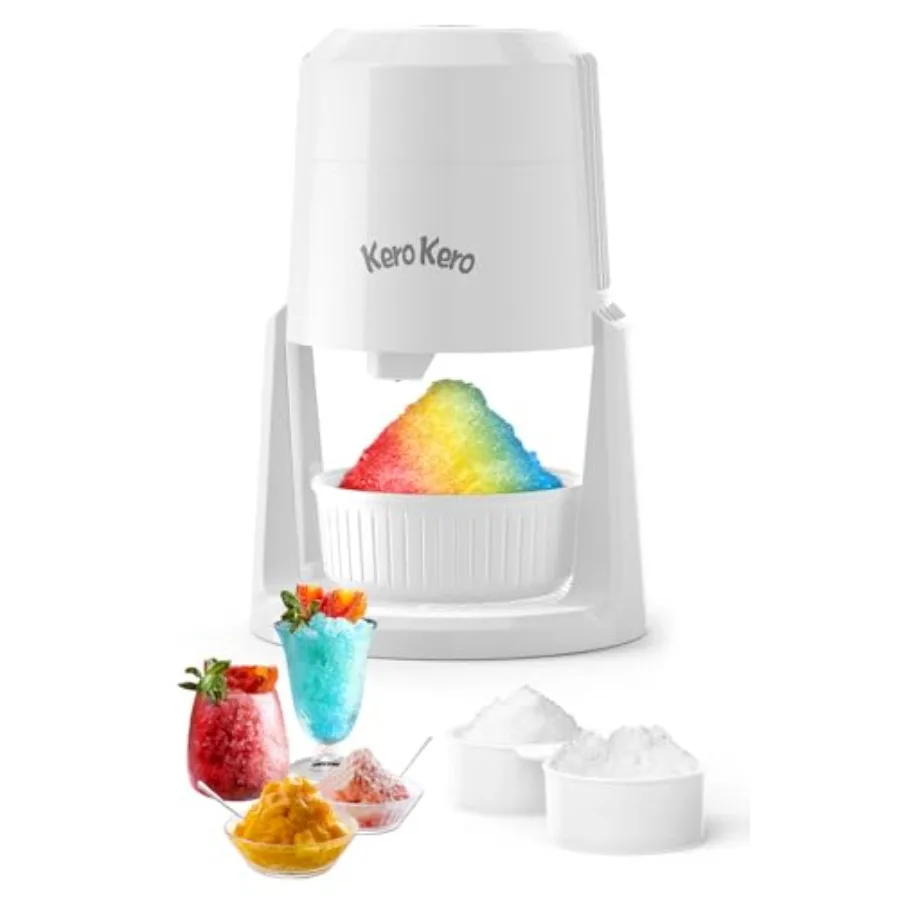 

Professional Shaved Ice Machine: RX03 Electric Snow Cone Maker and ICEE Machine for Home 60W Power 120V Universal Voltage Creat