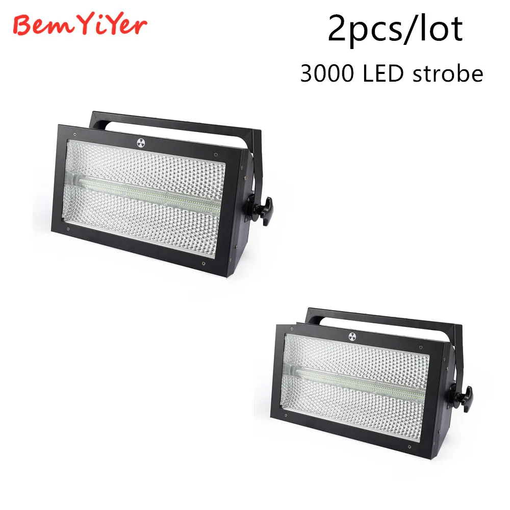 

2 упаковки Atomic 3000 светодиодный стробоскоп DMX сценический свет RGB фон холодный белый вспышка освещение