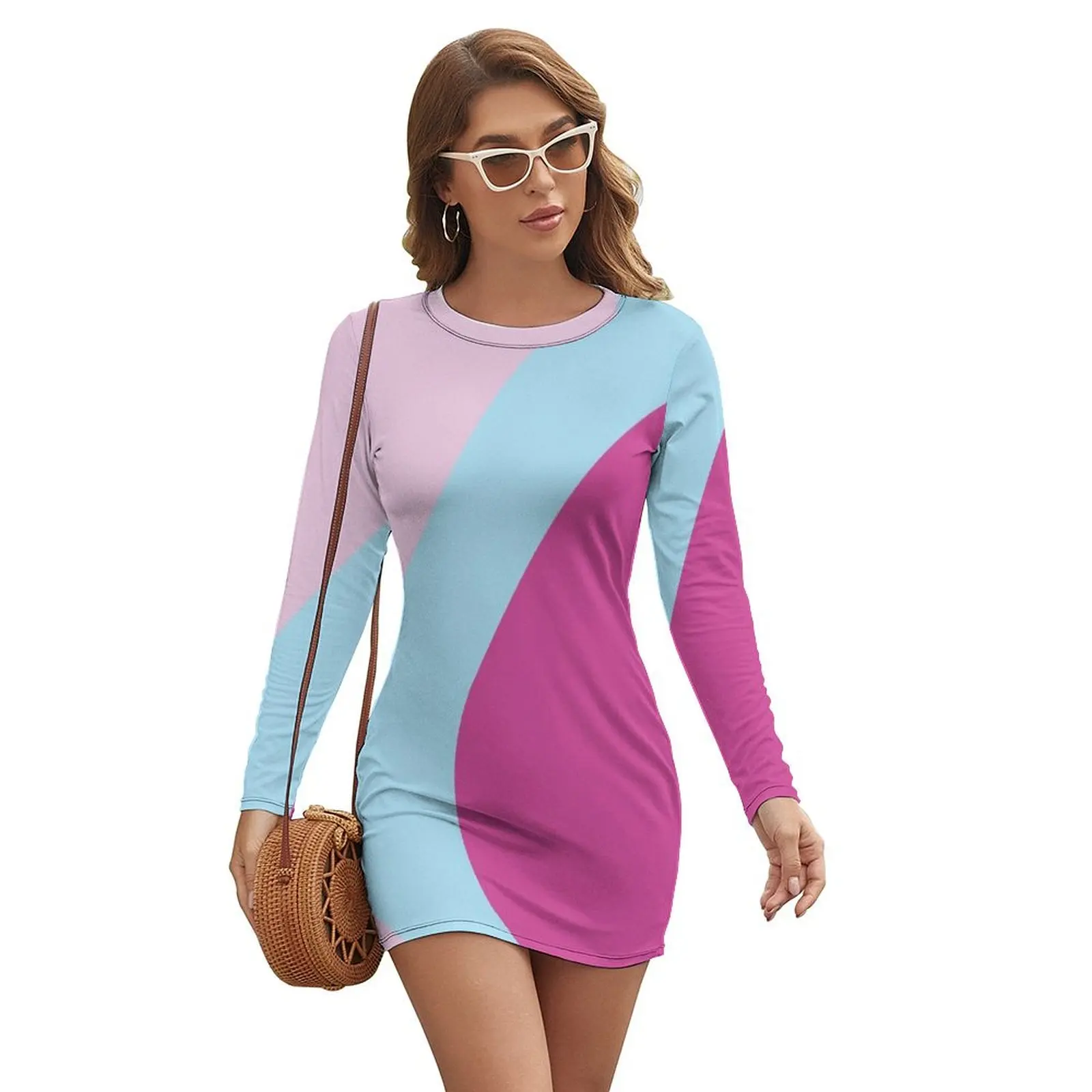 

Bubblegum Wall Long-sleeved Dress long dresses for women dresses for woman dress dresses women evening dress