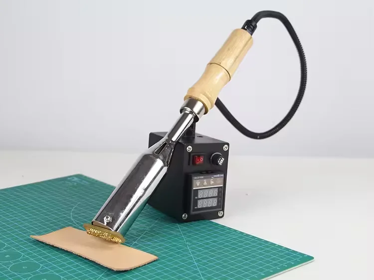 

Handheld electric leather manual hot stamping machine