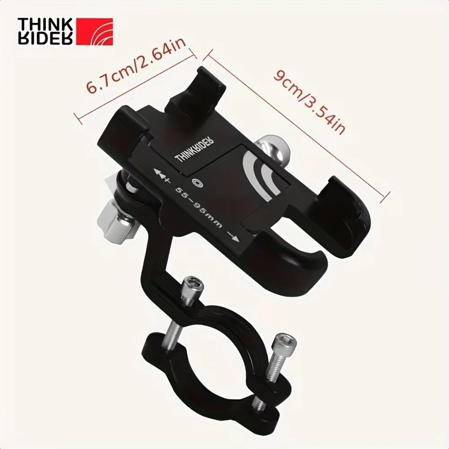 New MTB Phone Mount Stand Bike Mobile Phone Holder  Rotatable Aluminum Adjustable Bicycle Non-slip Cycling Bracke