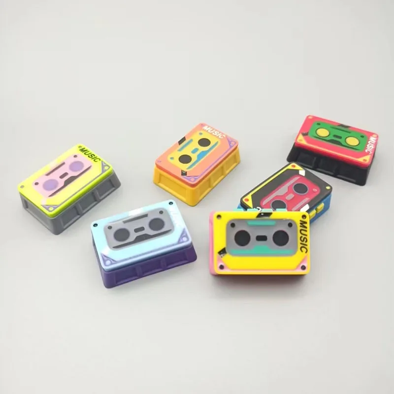 Imagem -02 - Keycaps Vintage Tema para Teclado Mecânico Cassette Tape Resina Personalizado 3d Impresso Acessórios