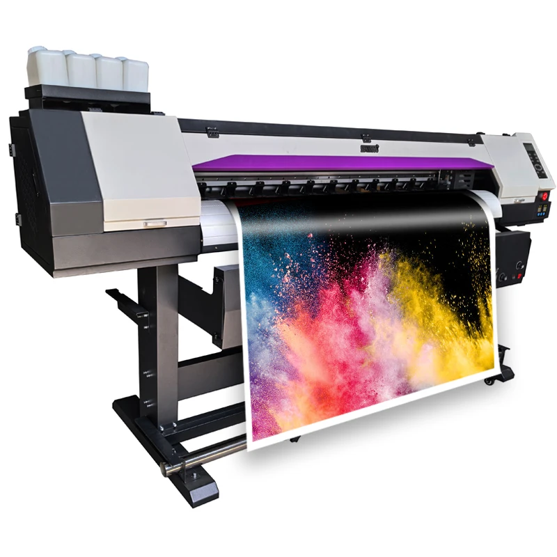 Online support big photo high resolution digital inkjet flex banner printing machinery for photo cloth big format