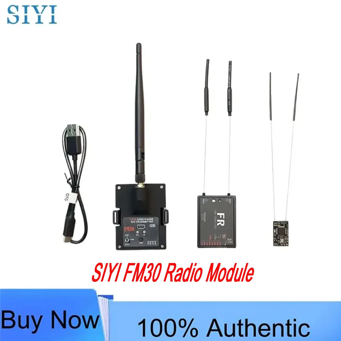 SIYI FM30 Long Range Radio Module Transmitter Datalink Telemetry Bluetooth Mini Receiver OpenTX ExpressLRS 2.4G 30KM RC Plane