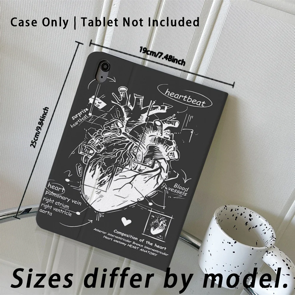 Capa inteligente compatível com iPad Air 6, Air 5,4, e compatível com iPad 10 (10,9 polegadas), 2024, air m3/a16 2025