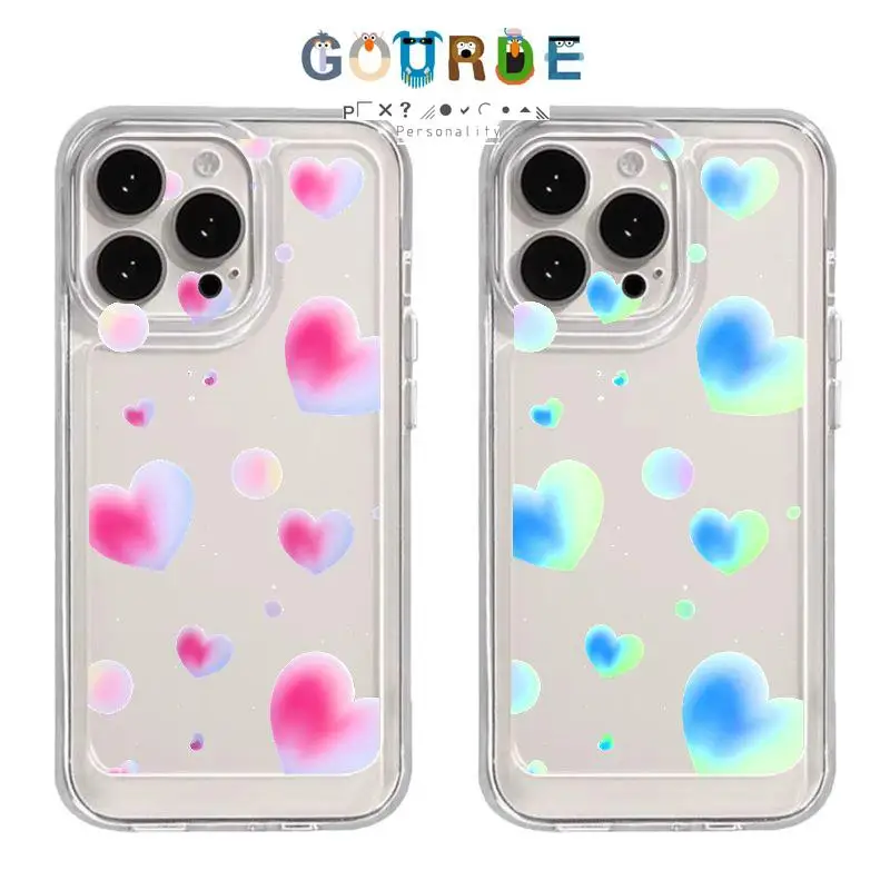 

Gourde Simple Love heart pattern Phone Case for Iphone 16 15 14 12 13 11 Pro Max IP 7 8 Plus Iphon X XS XR Xs Max