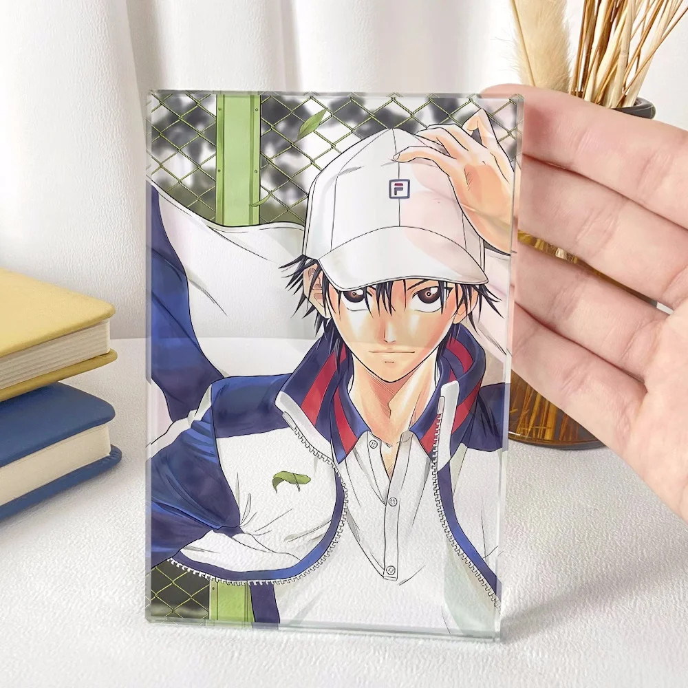 

New Prince of Tennis Ryoma Echizen Tezuka Kunimitsu 12cm Cosplay Acrylic Figure Transparent Desk Figure 6540 Kids Collection Toy