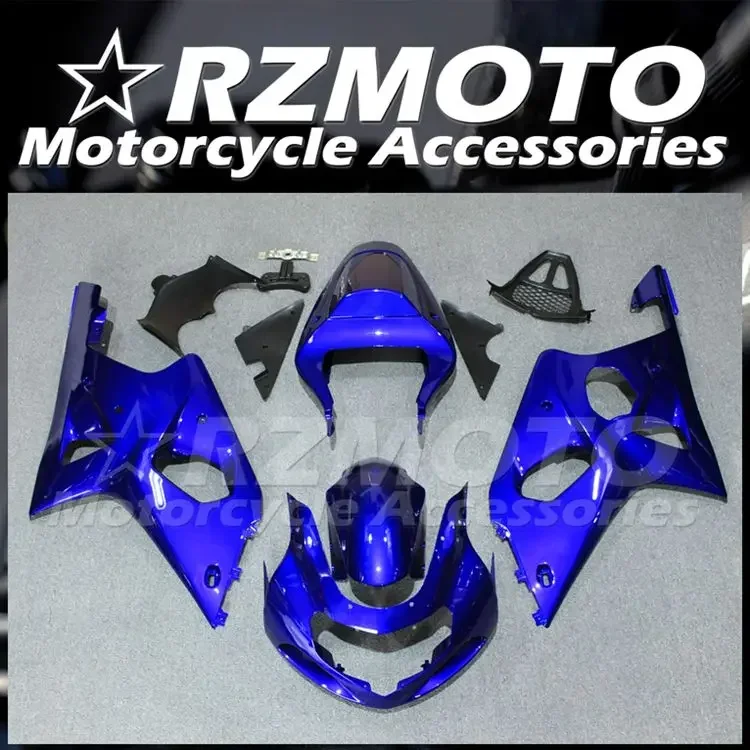 

4Gifts New ABS Fairings Kit Fit For Suzuki GSX-R 600 750 K1 2001 2002 2003 01 02 03 Bodywork Set Blue Glossy