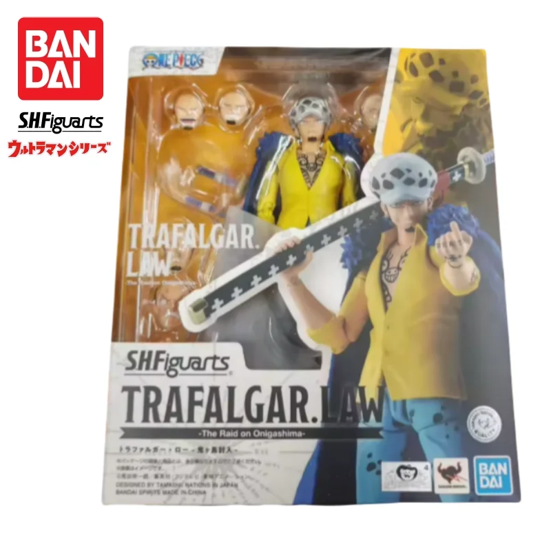 

In Stock Bandai Original S H Figuarts One Piece Trafalgar D Water Law Action Figure Model Doll Brand New Boxed Anime Characters