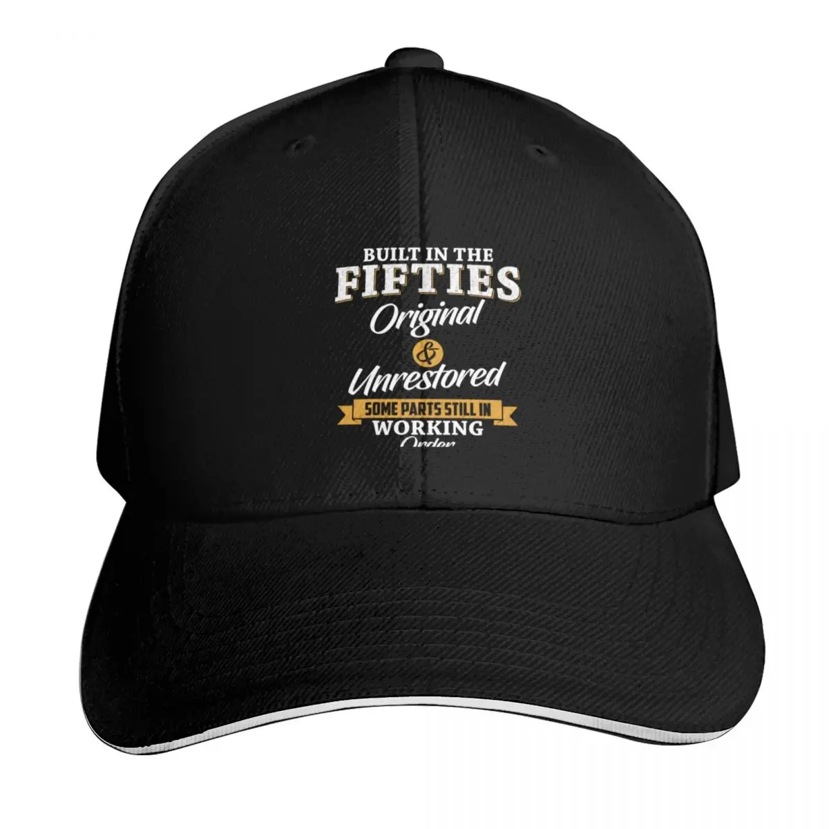Built In The Fifties Built In The 50s Birthday Baseball Cap Men Women Casual Summer Sport Sun Cap
