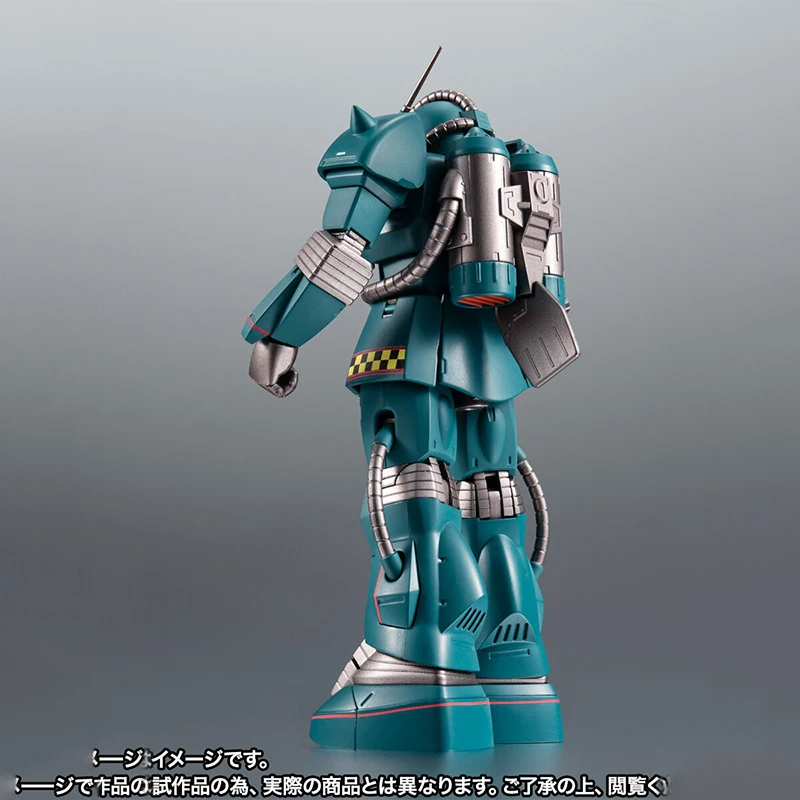 In Stock Original BANDAI ROBOT MS-06M Prototype Underwater Zaku Action Figure 13CM Collectible Model Dolls Statuette Ornament