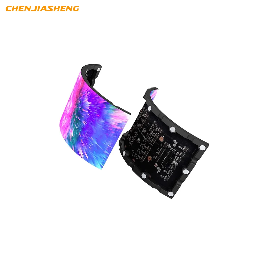 شاشة عرض فيديو LED مرنة عالية الوضوح مخصصة لمراكز التسوق الدائرية الإبداعية P0.9 P1.25 P1.5 P1.8 P2 P2.5