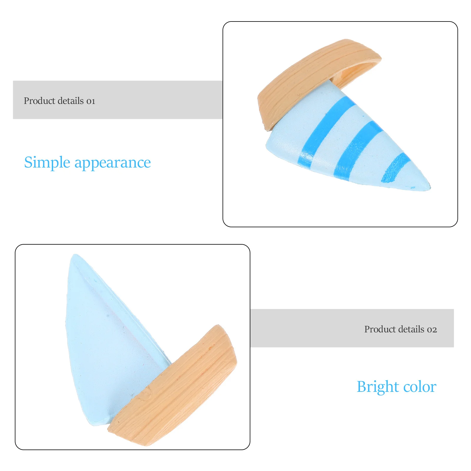 10 szt. Miniaturowe żaglówki dekoracyjne, realistyczne, lekkie, do domu, ogrodu, stawu, dekoracje wielkanocne, akcesoria do dekoracji biurka, stołu, krajobrazu.