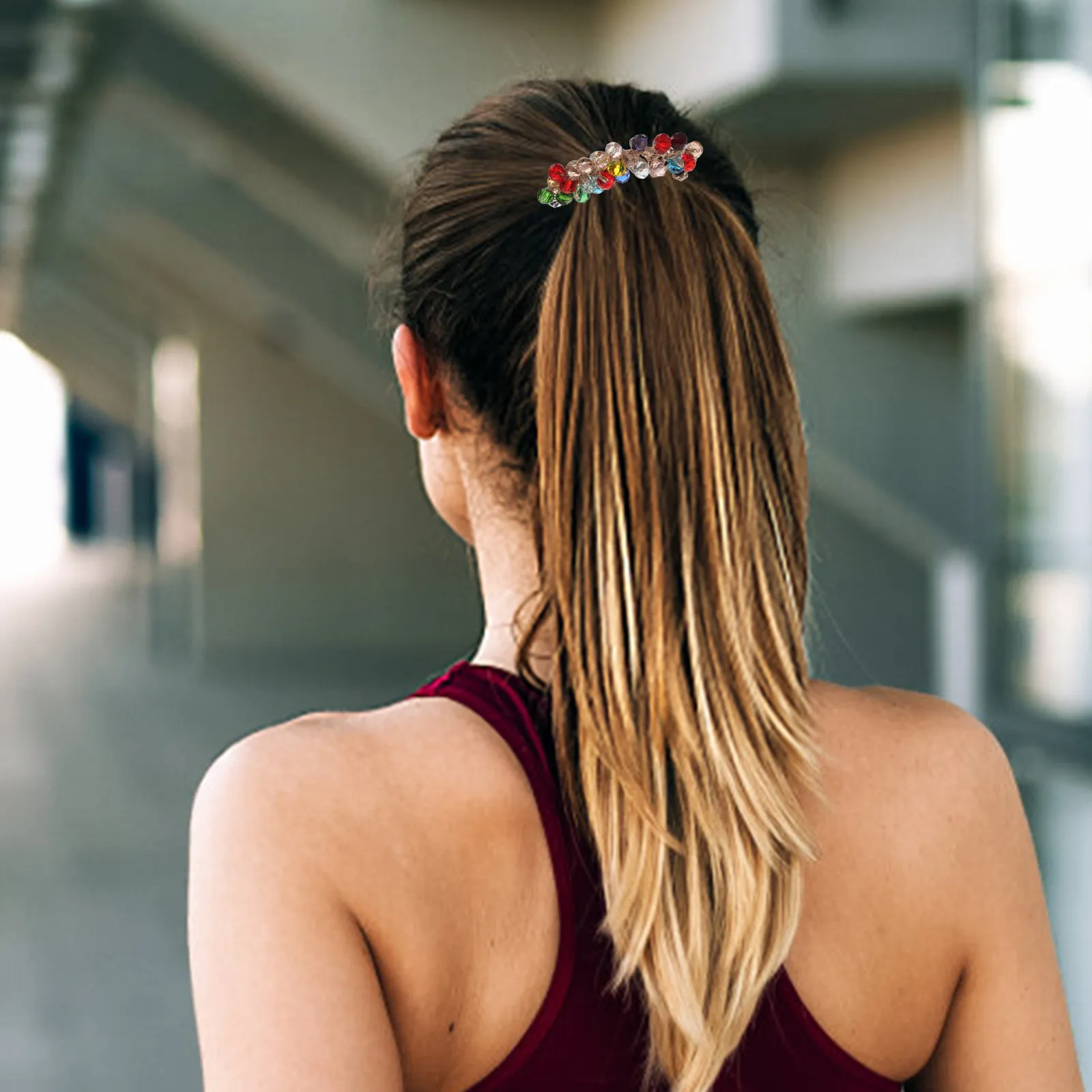 

5Pcs Crystal Hair Braid Accessories Elastic Hair Ties Bracelet Ponytail Holder Cuffs Sparkly Scrunchies for Women Girls