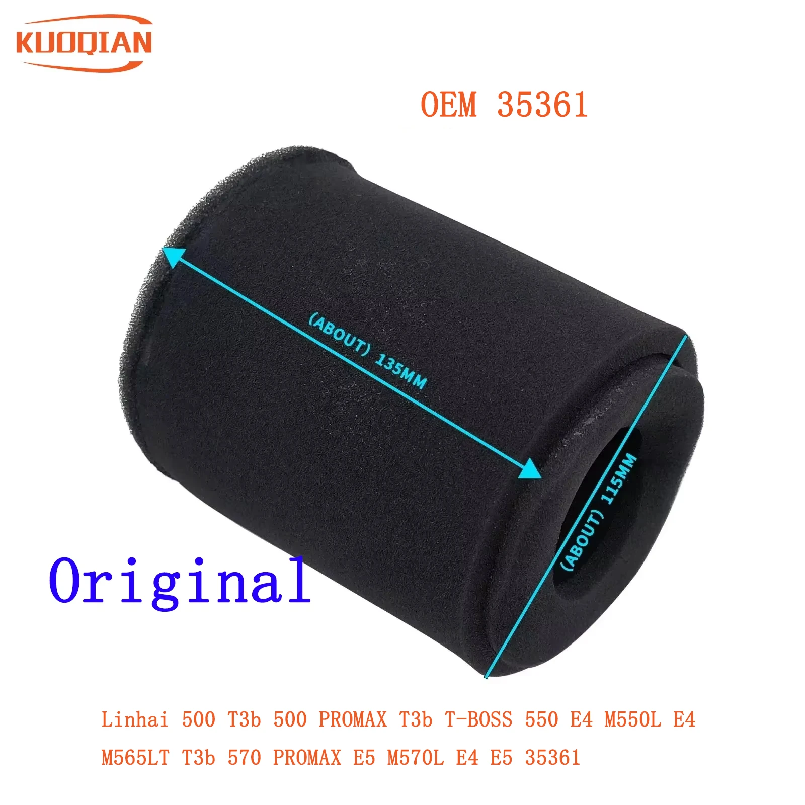 

Воздушный фильтр Element Comp 35361 для Linhai 500 T3b 500 PROMAX T3b T-BOSS 550 E4 M550L E4 M565LT T3b 570 PROMAX E5 M570L E4 E5