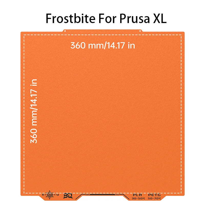 Płyta drukująca BIQU Panda CryoGrip Pro Glacier/Frostbite ze stali sprężynowej, dwustronna, teksturowana, do drukarek 3D BambuLab P1P P1S P2S A1 X1 — zdjęcie produktu 12