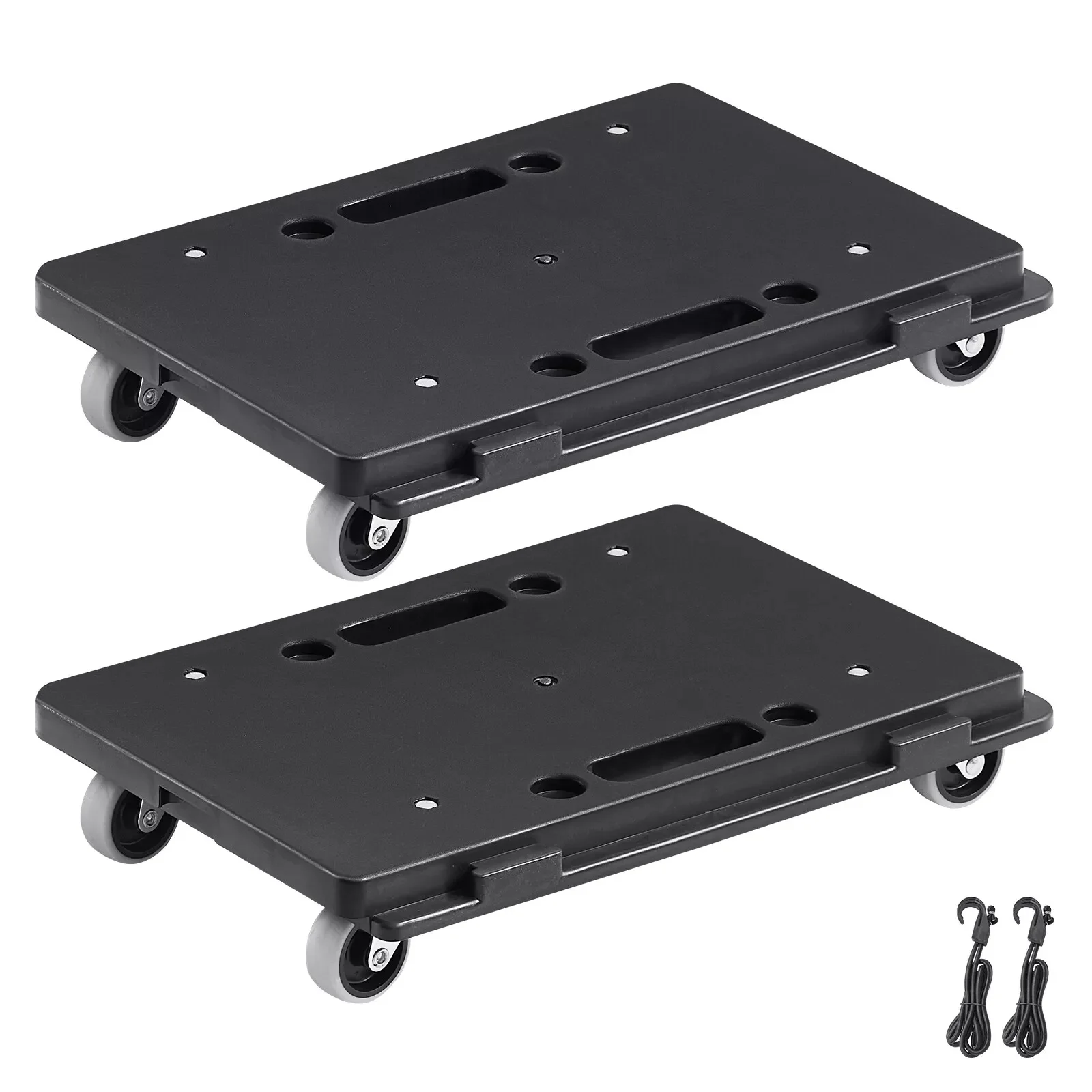 2PCS Platform Dolly Interlocking Edge Furniture Mover 500lbs Capacity Each