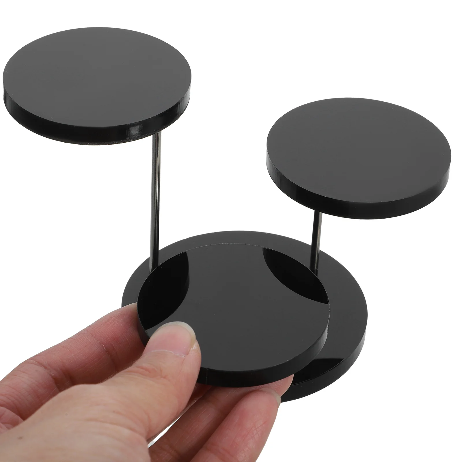 

Acrylic Ring Display Stand Jewelry Holder Desktop Organizer Rack Jewelry Display Organizer Compact Storage Ring Holder