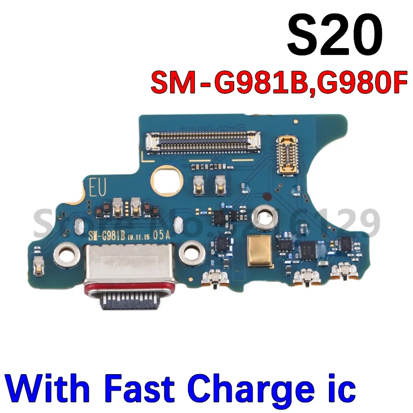 USB Port Charging Board Dock Connector Charger For Samsung Galaxy S20+ Ultra S20 FE G781 G981 G986 G988 Motherboard Flex Cable