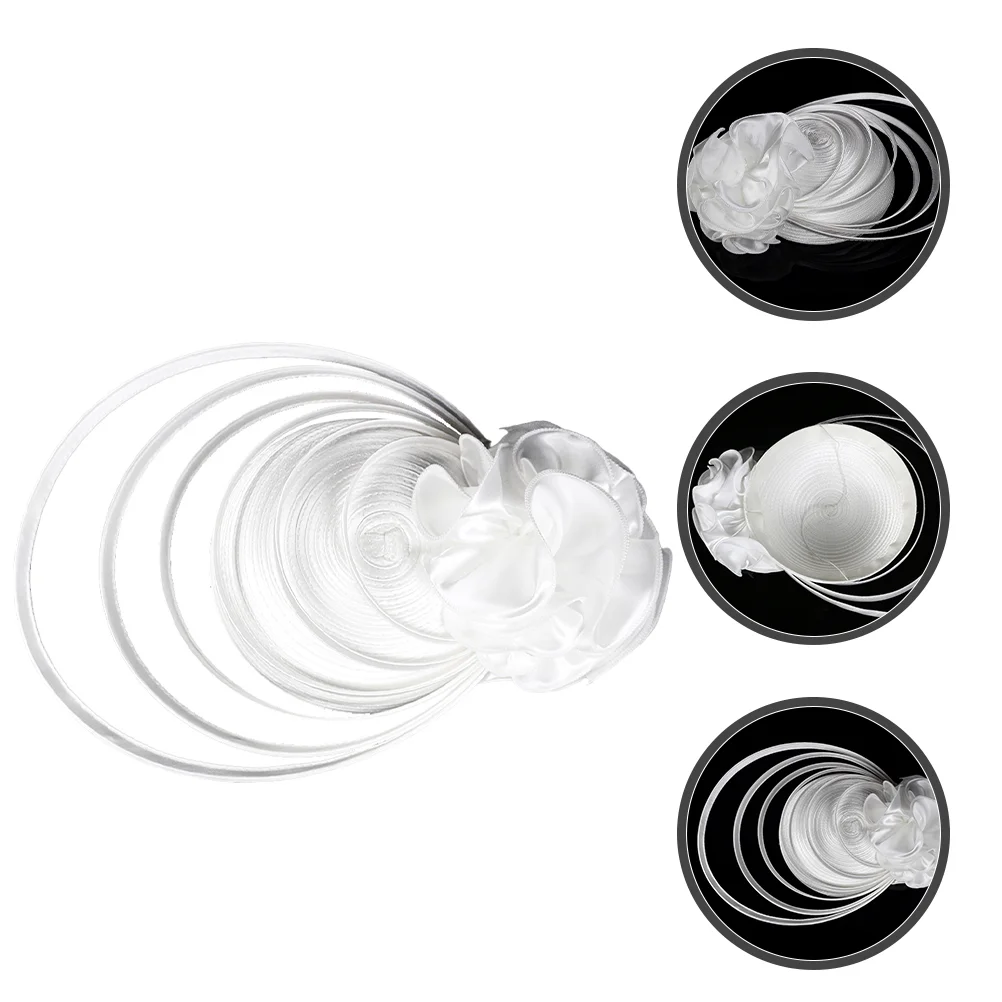 

Коктейльная женская шляпа, винтажный декор, головной убор для невесты, вуалетки для женщин, Свадебный чай, головной убор, банкет, полиэстер Abs Miss