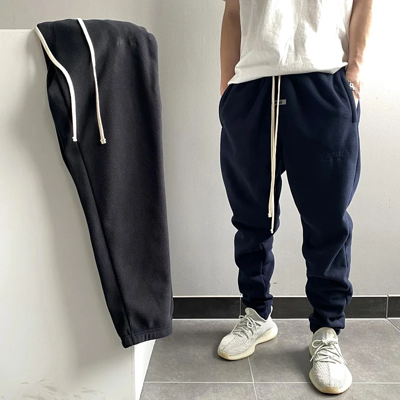 

High Street Faion ветрозащитные мужские повседневные спортивные брюки Thiened Fce осень-зима теплые спортивные штаны большого размера