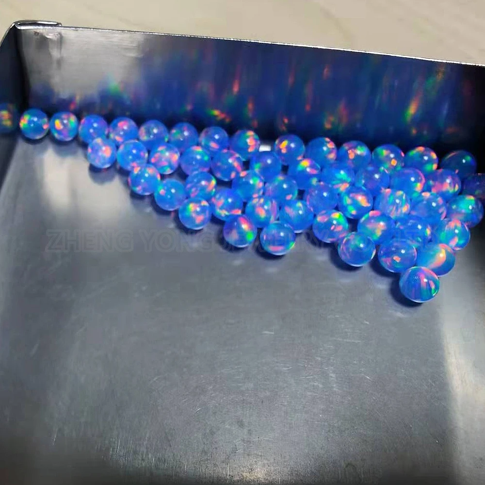 Jelly Beads for Bracelets Rainbow Mix Color Jewelry Beads OP509-OP516 Synthetic Opal