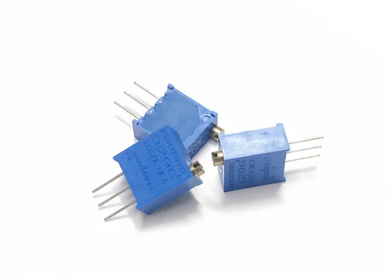 Potenciómetro de precisión ajustable, 10 piezas, 3296W, resistencia multigiro, 1K, 2K, 5K, 10K, 100K, 103, 100R