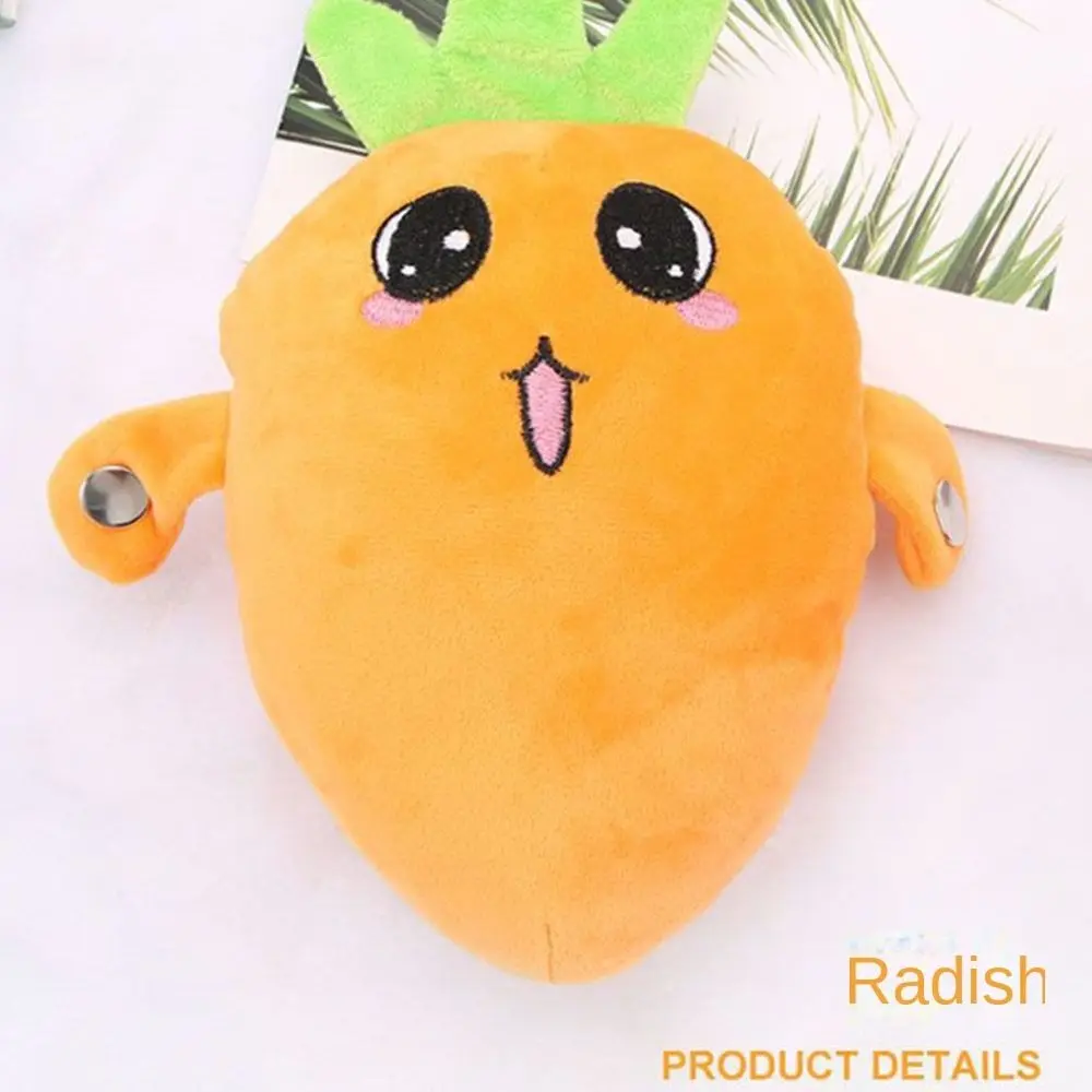 Juguete Musical interactivo, juguetes de peluche con detección de golosinas, juguete de peluche de pera, juguete de peluche eléctrico, fruta Musical Dooll naranja