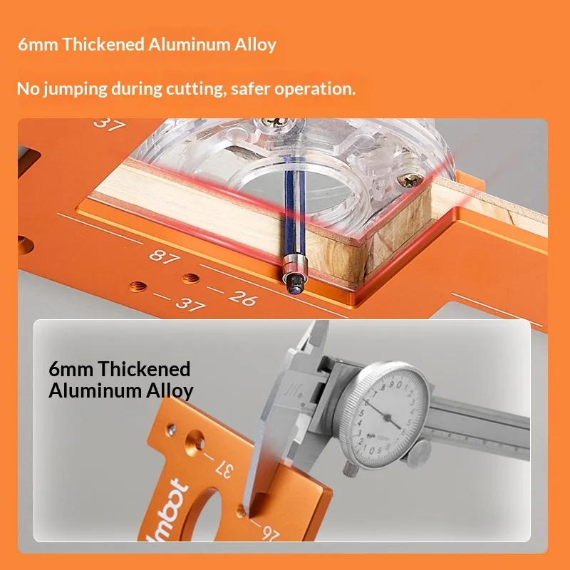 hit productImbot Handle-free Groove-forming Mold Wardrobes Thickened Aluminum Alloy Clamp Secure Installation Handy Drilling Too