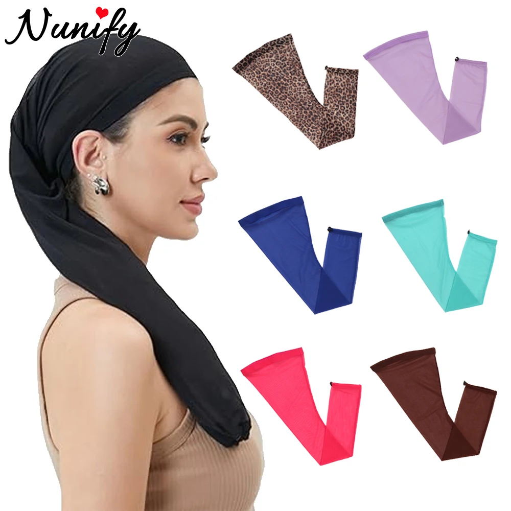 

Nunify Hairweave Sleeve For Locs 1Pcs Extra Long Wig Cap Breathable Stretchy With Elastic For Bun Faux Hair Haircare For Wig