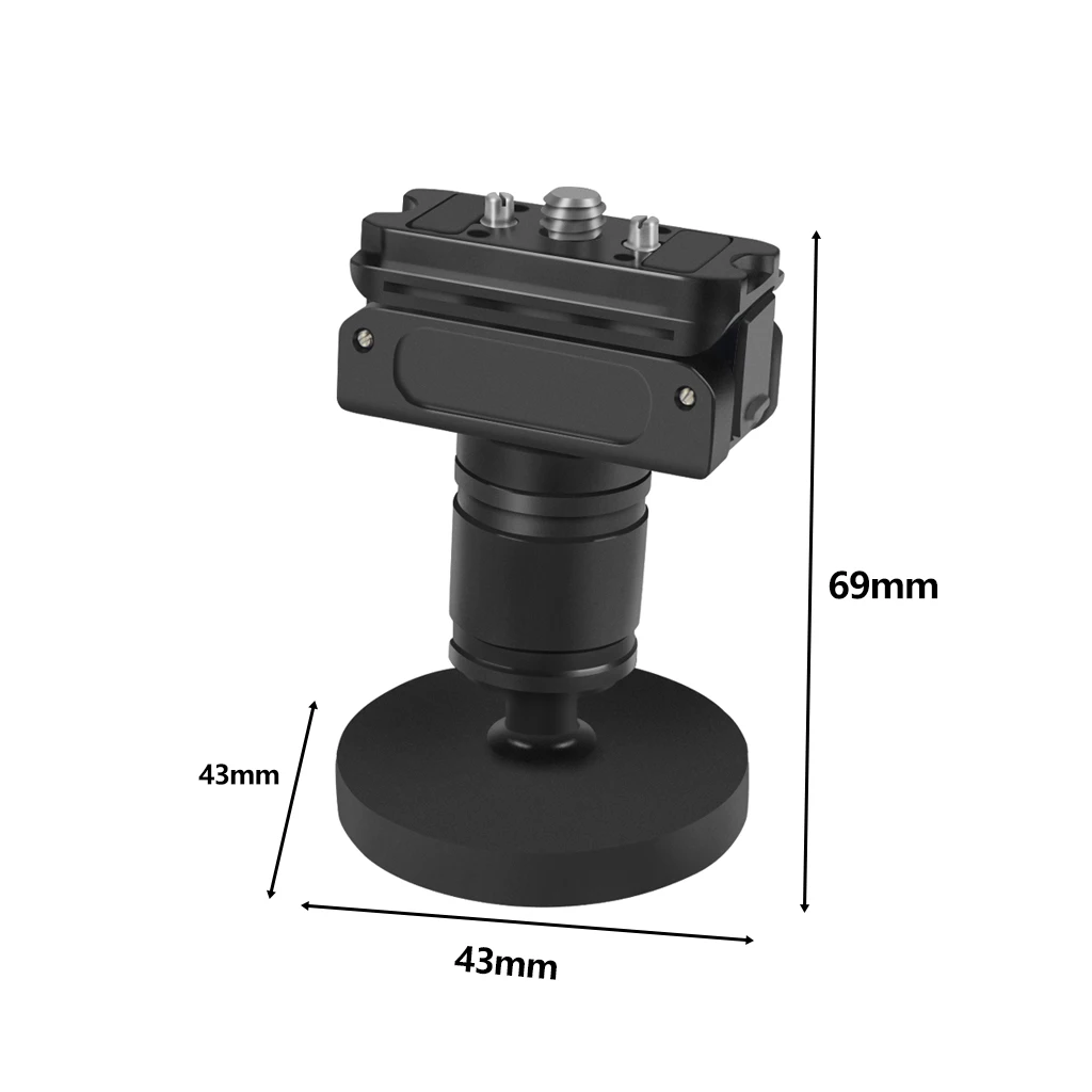 Magnetische Basis für DJI ACTION 5pro 4 3 2 Adapter Stativhalterung mit 1/4 Schraube ARRI Mount Sportkamera Helm Fix Mount Basishalter – Detail 33