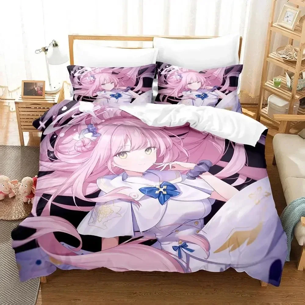 

Новый комплект постельного белья в стиле аниме Misono Mika Blue Archive, пододеяльник, пододеяльник, наволочка, одеяло King Queen Size для мальчиков и взрослых