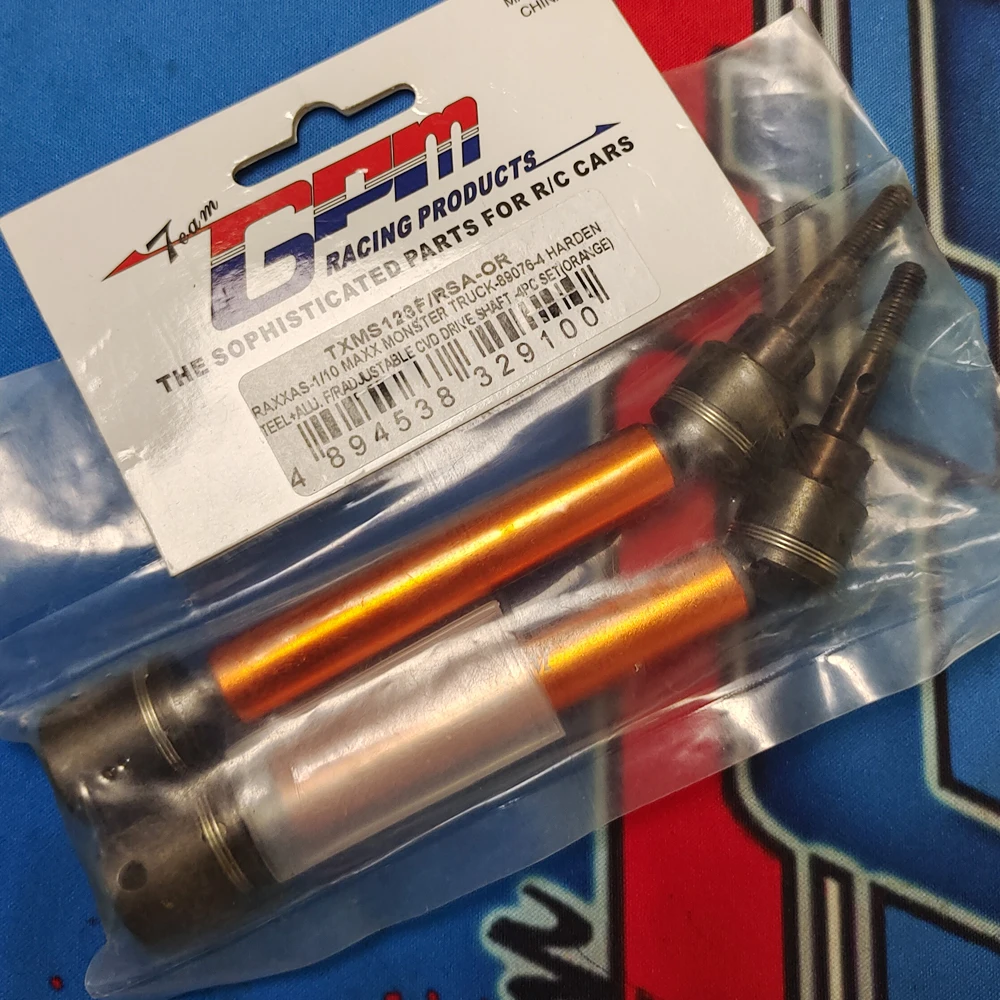 

GPM для Traxxas 1/8 Maxx Slash 6S 102076-4 1/10 MAXX 1,0 89076-4 4S Monster Truck RC Автомобиль из металлического сплава Передние и задние приводные валы CVD