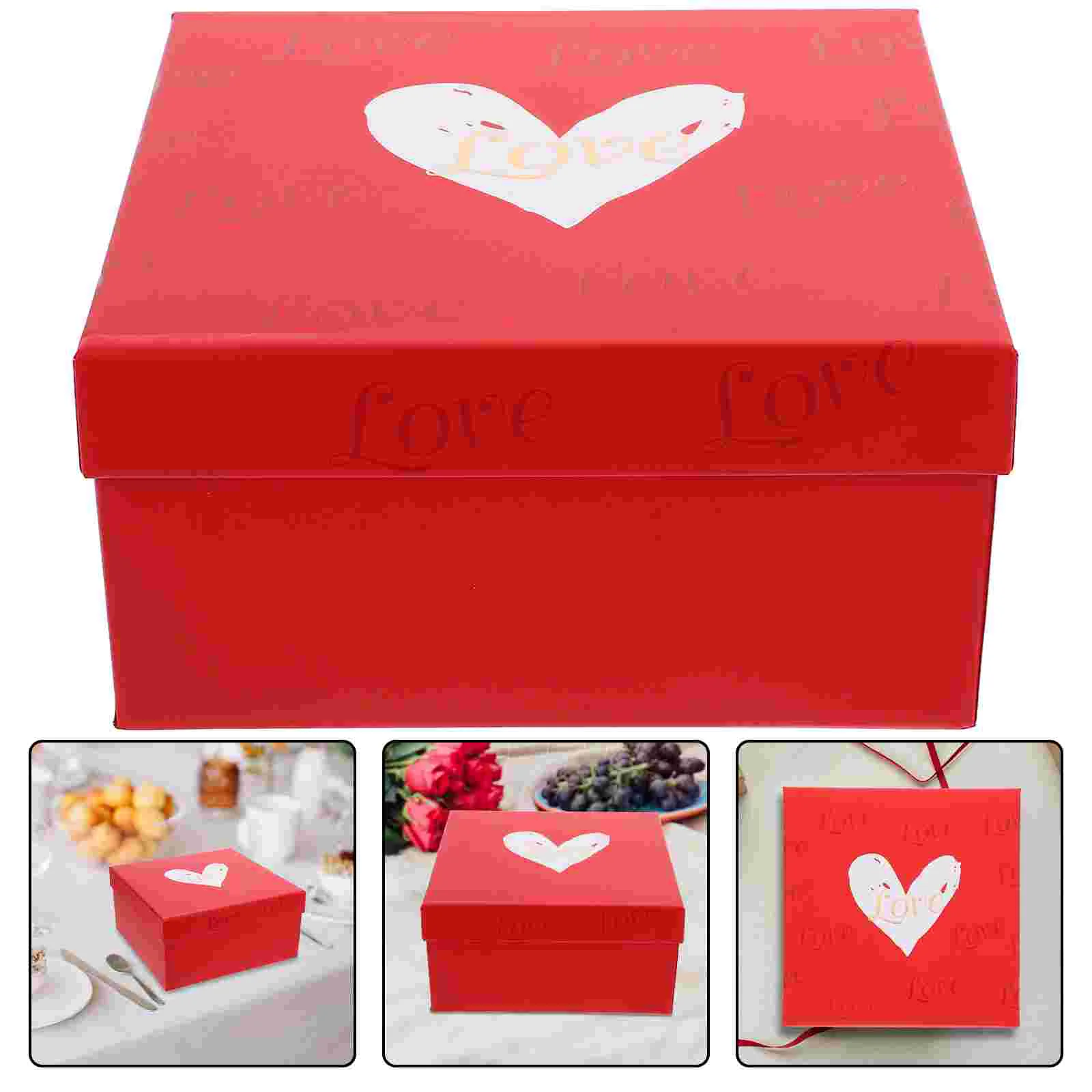 Boxes Wedding Gift Keepsakes Storage Party Favor Container Empty Flower Organizer Bridesmaid Proposal Holder Red Girl