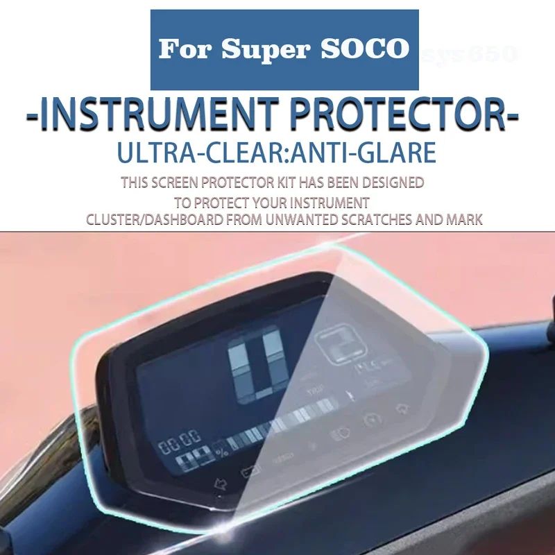 

Для Super SOCO, Защита Паук Пелле Аксессуары Для Мотоцикла, Протектор Экрана Для Приборной Панели