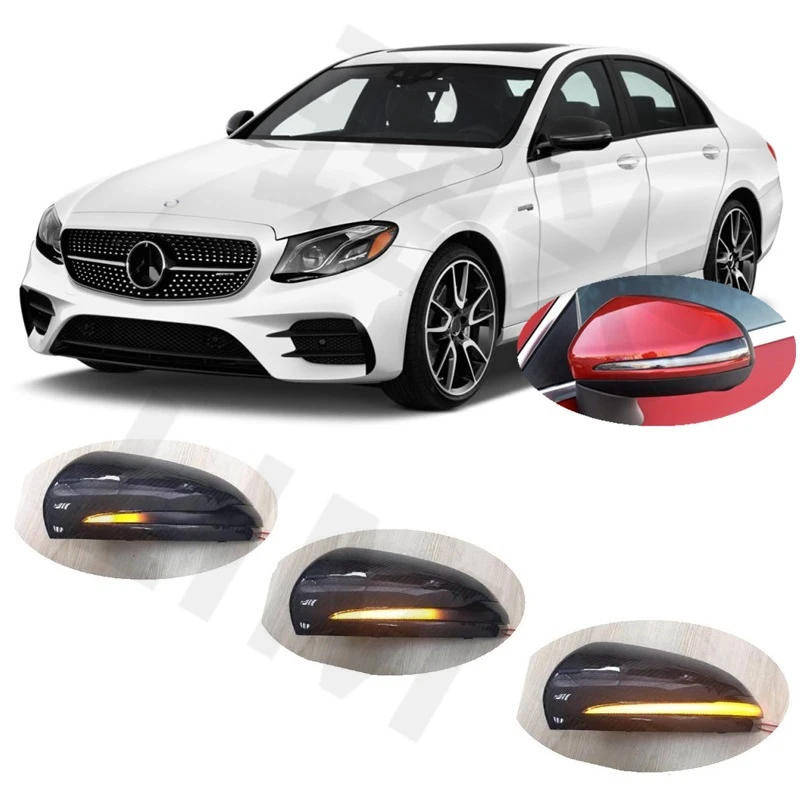 for Mercedes Benz C Class W205 S205 2014 2015 2016 2017 2018 2019 2020 Dynamic LED Sequential Indicator Mirror Turn Light Signal