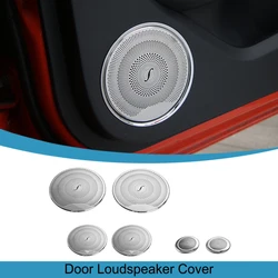 for Ford Mustang 2015 2016 2017 2018 2019 2020 Audio Speaker Cover Door Loudspeaker Cover Trim Stickers Car Interior Accessories